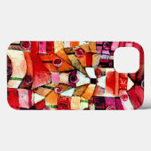Coques Case-Mate iPhone Klee - Jardin Rose, art abstrait, (Verso (horizontal))