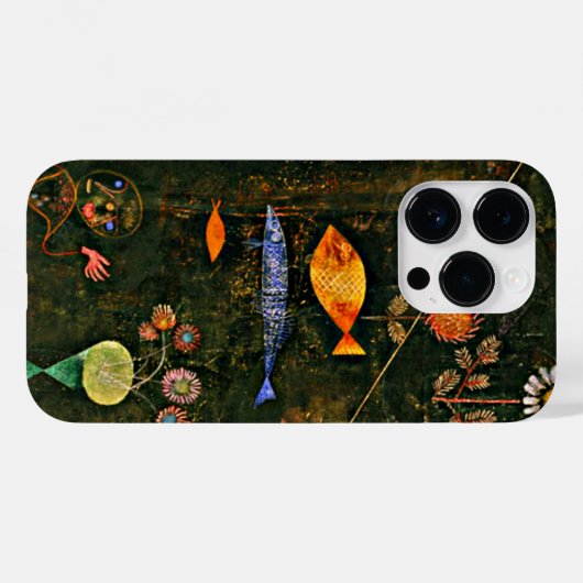 Coques Case-Mate iPhone Klee - Poisson magique (Verso (horizontal))