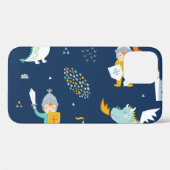 Coques Case-Mate iPhone Knight Dragon Castle Motif enfant (Verso (horizontal))