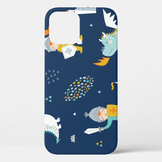 Coques Case-Mate iPhone Knight Dragon Castle Motif enfant (Verso)