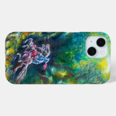 COQUES Case-Mate iPhone KNIGHT LANCELOT, CHEVAL EN FORÊT VERTE (Verso (horizontal))