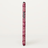 Coques Case-Mate iPhone Knit câblé par fil rose (Dos/Droite)