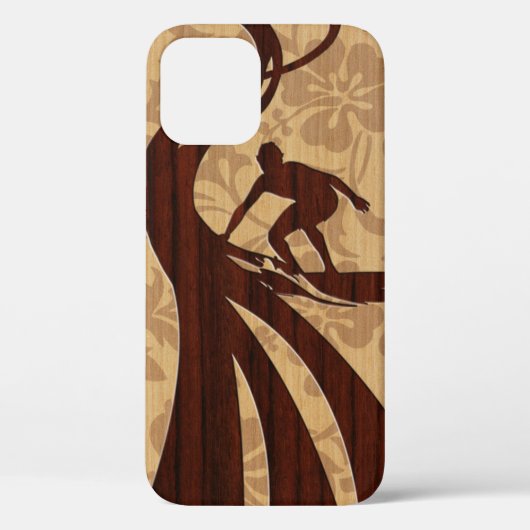 Coques Case-Mate iPhone Koa Wood Surfer Surfer (Verso)