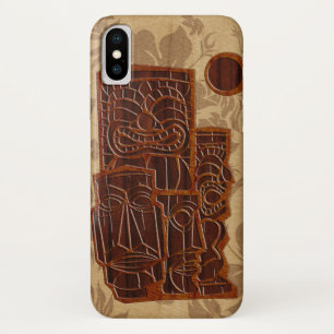 Coque Case-Mate Pour iPhone Koa Wood Tiki Sun Faux Wood Surf