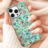 Coques Case-Mate iPhone Koala Floral Modèle Nom personnalisé