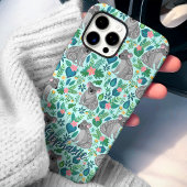 Coques Case-Mate iPhone Koala Floral Modèle Nom personnalisé