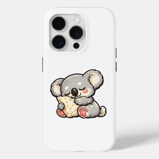 Coques Case-Mate iPhone Koala Mignon Endormi avec Oreiller (Verso)