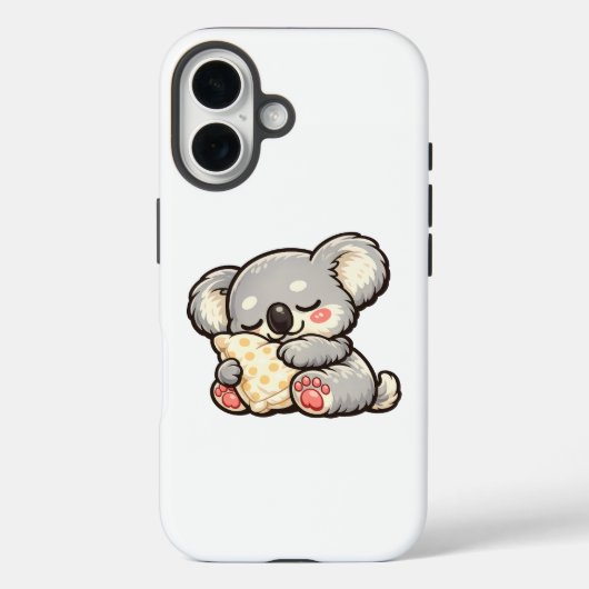 Coques Case-Mate iPhone Koala Mignon Endormi avec Oreiller (Verso)