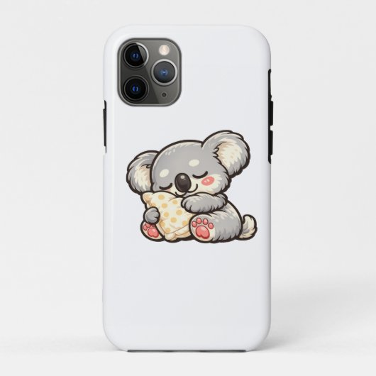 Coques Case-Mate iPhone Koala Mignon Endormi avec Oreiller (Dos)