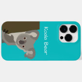 Coques Case-Mate iPhone Koala mignon personnalisé (Verso (horizontal))