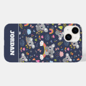 Coques Case-Mate iPhone Koala Rainbow Love Motif (Verso (horizontal))