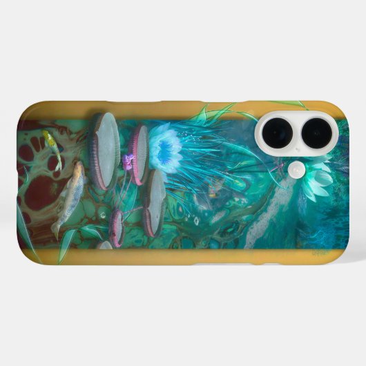 Coques Case-Mate iPhone Koi Fish NÉ DE DRAGONFLY (Verso (horizontal))