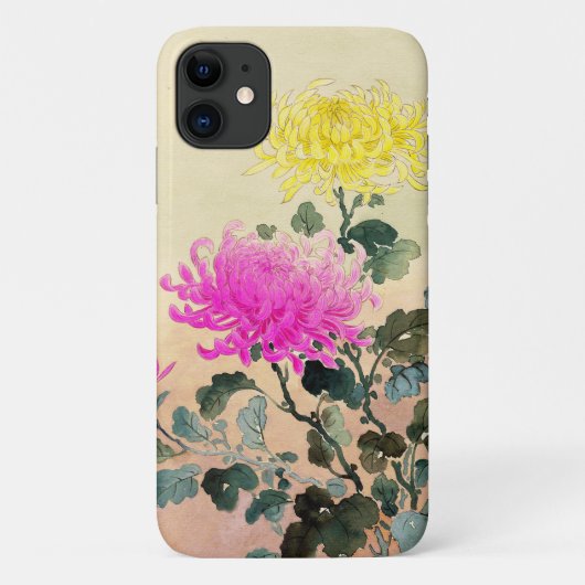 Coques Case-Mate iPhone Koitsu Tsuchiya Chrysanthemum des fleurs japonaise (Dos)