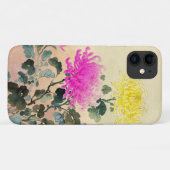 Coques Case-Mate iPhone Koitsu Tsuchiya Chrysanthemum des fleurs japonaise (Dos (Horizontal))