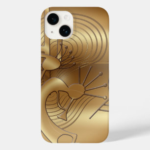Coque Pour iPhone 14 Kokopelli Swirls, Mesa et Cactus