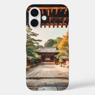 Coques iPhone 16 Komorebi - Le Temple Ensoleillé