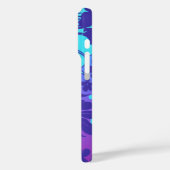 Coques Case-Mate iPhone Kona Blend Hawaiian Hibiscus Turq et Violet (Verso / Gauche)