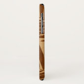 Coques Case-Mate iPhone Kona Palms Hawaii Leaf Faux Wood (Dos/Gauche)