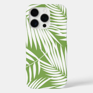 Coques iPhone 16 Pro Kona Palms Hawaiian Leaf Tropical Green