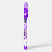 Coques Case-Mate iPhone Kona Times Hibiscus Hawaiian Ingénié violet (Verso / Droite)