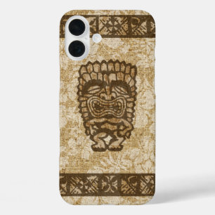 Coques iPhone 16 Plus Ku-Tiki Hawaiian Tapa Hibiscus Tropical