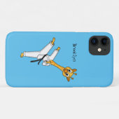 Coques Case-Mate iPhone Kung Fu giraffe (Dos (Horizontal))