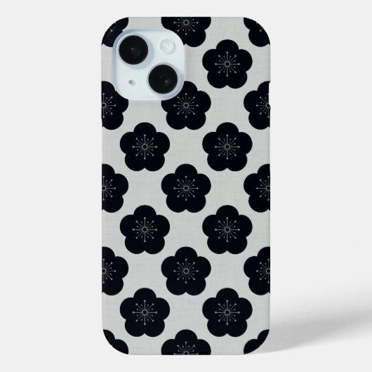 Coques Case-Mate iPhone KURO UME - Bold-White (Verso)