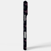 Coques Case-Mate iPhone KURO UME - Seamless - Bordeaux (Verso / Droite)