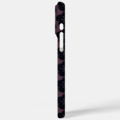 Coques Case-Mate iPhone KURO UME - Seamless - Bordeaux (Verso / Gauche)