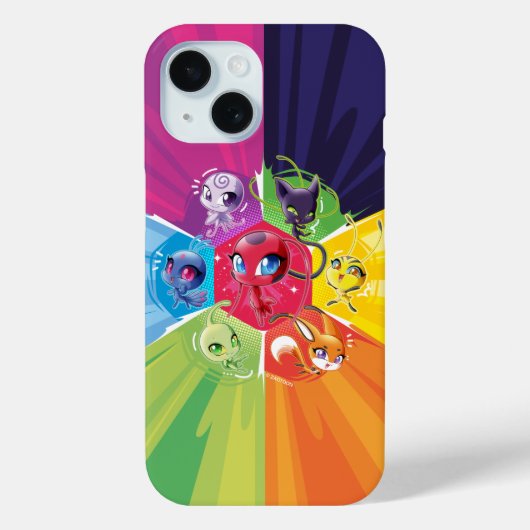 Coques Case-Mate iPhone Kwamis coloré (Verso)