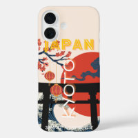 Kyoto Japan Travel Art, Art Voyage Retro