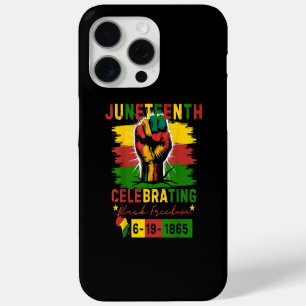 Coque iPhone 15 Pro Max La 19e Journée de la liberté noire - Histoire noir