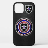 Coques Case-Mate iPhone La 2e division d'infanterie "Seconde à aucune" Cus (Verso)