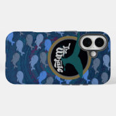Coques Case-Mate iPhone la baleine motif stupéfiant (Verso (horizontal))