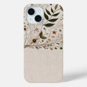Coque Pour iPhone 15 La beauté de la nature Fleurs botaniques & Feuille