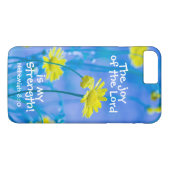 Coques Case-Mate iPhone La Bible Verse Nehemiah La Joie du Seigneur (Dos (Horizontal))