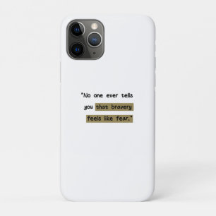 Case-Mate iPhone Case La bravoure ressemble à la peur   Citation motivan