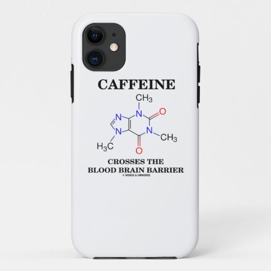 Coques Case-Mate iPhone La caféine croise la barrière hématoméningée (Dos)