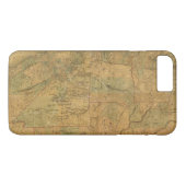 Coques Case-Mate iPhone La carte de Bancroft des états Pacifiques (Dos (Horizontal))