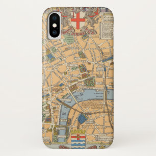 Case-Mate iPhone Case La carte des enfants de Londres, Angleterre