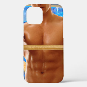Case-Mate iPhone Case La chemise de SlipperyJoe homme musclé abdos poitr