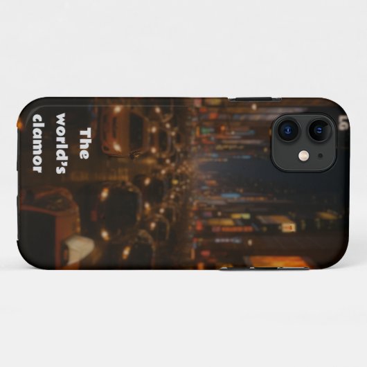 Coques Case-Mate iPhone La clameur du monde (Dos (Horizontal))