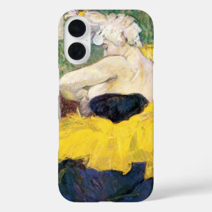 Coques iPhone 16 La Clownesse (Clown) Cha-U-Kao de Toulouse Lautrec