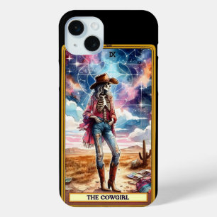 Coque iPhone 15 Mini La collection de cartes Tarot Cowgirl