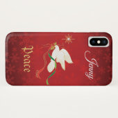 Coques Case-Mate iPhone La colombe blanche répand la paix (Dos (Horizontal))