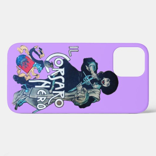 COQUES Case-Mate iPhone LA CORSAIRE NOIRE (Verso (horizontal))