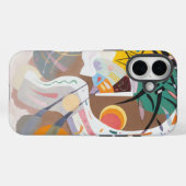 Coques Case-Mate iPhone La courbe dominante de Kandinsky Abstraite (Verso (horizontal))
