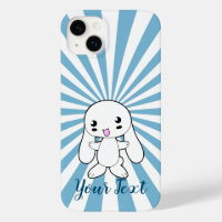 La coutume de l'étau de Kawaii Bunny (bleu)