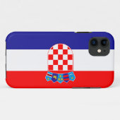 Coques Case-Mate iPhone La Croatie Hrvatska (Dos (Horizontal))