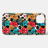 Coques Case-Mate iPhone La Crowd of cats (Verso (horizontal))